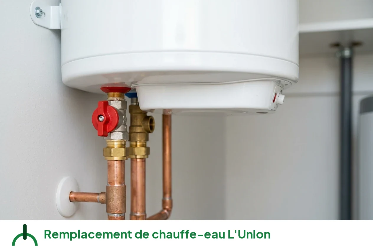 Remplacement de chauffe-eau à L'Union