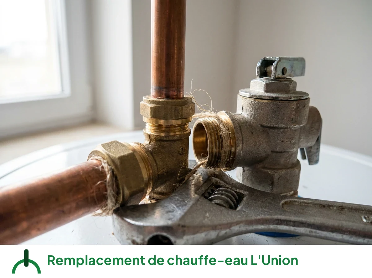 Remplacement de chauffe-eau à L'Union