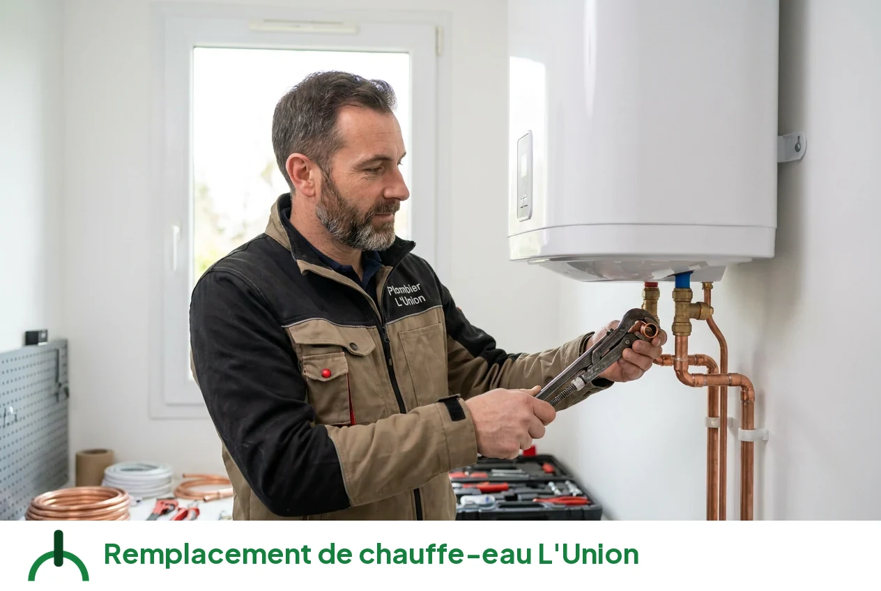 Remplacement de chauffe-eau à L'Union
