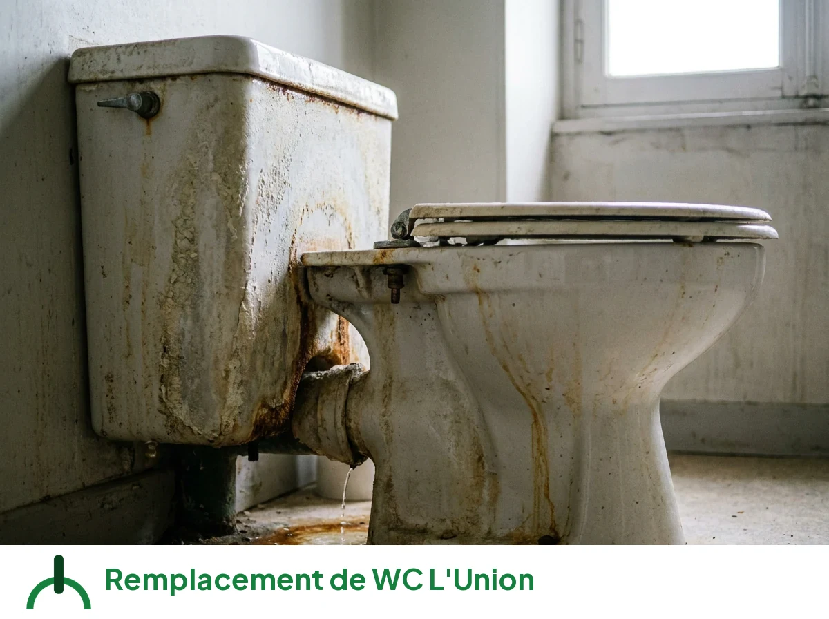 Remplacement de WC à L'Union